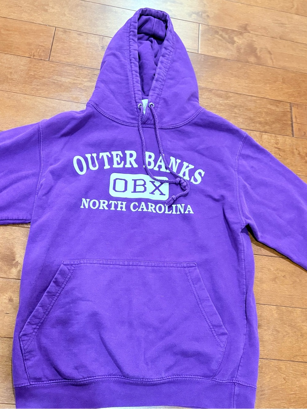 Outer Banks OBX North Carolina Purple Hoodie Sweatshirt small